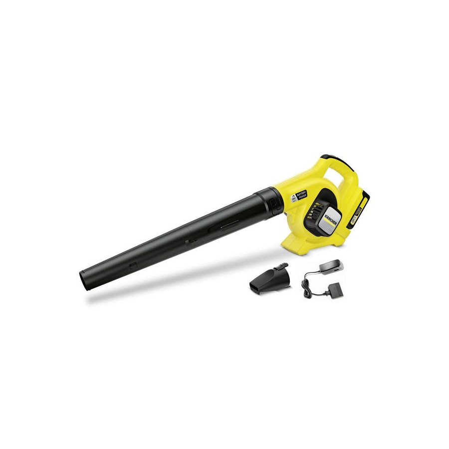 Aspiradora  kärcher lbl 2  de hojas 210 kmh negro, amarillo 18 v ión de litio
