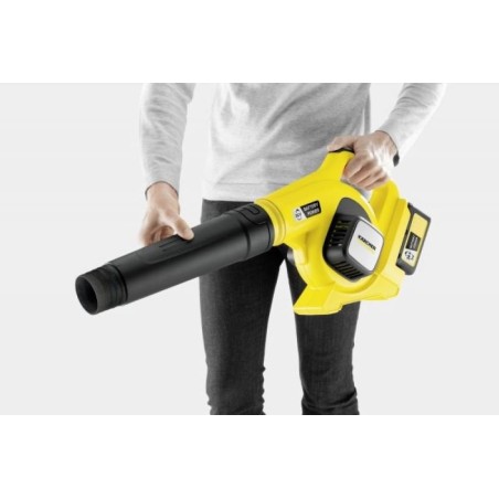 Aspiradora kärcher lbl 4 battery set de hojas 250 kmh negro, amarillo 36 v ión de litio