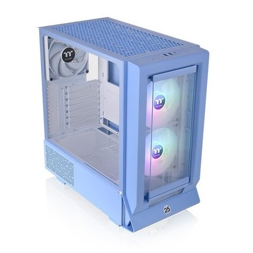 Caja pc thermaltake ceres 350 mx  azul claro, vidrio templado x 2 ca-1z3-00mfwn-00