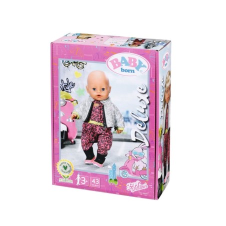 Zapf creation baby born® city deluxe scooter combo, accesorios para muñecas 830215
