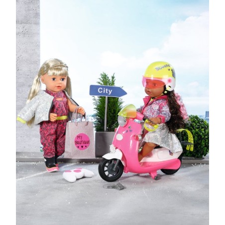 Zapf creation baby born® city deluxe scooter combo, accesorios para muñecas 830215