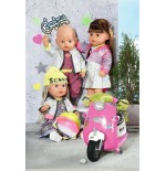 Zapf creation baby born® city deluxe scooter combo, accesorios para muñecas 830215