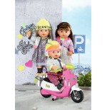 Zapf creation baby born® city deluxe scooter combo, accesorios para muñecas 830215
