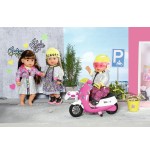 Zapf creation baby born® city deluxe scooter combo, accesorios para muñecas 830215