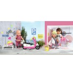 Zapf creation baby born® city deluxe scooter combo, accesorios para muñecas 830215