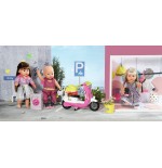 Zapf creation baby born® city deluxe scooter combo, accesorios para muñecas 830215