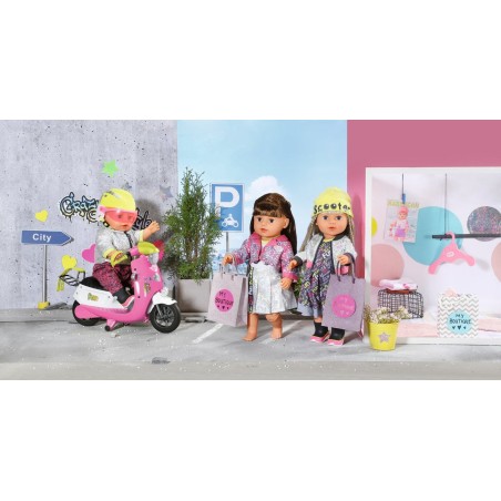 Zapf creation baby born® city deluxe scooter combo, accesorios para muñecas 830215