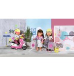Zapf creation baby born® city deluxe scooter combo, accesorios para muñecas 830215