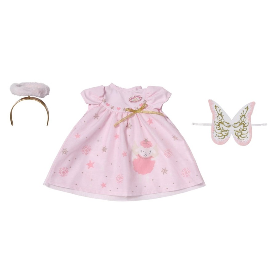 Zapf creation baby annabell® vestido navideño 43cm, accesorios para muñecas 707241