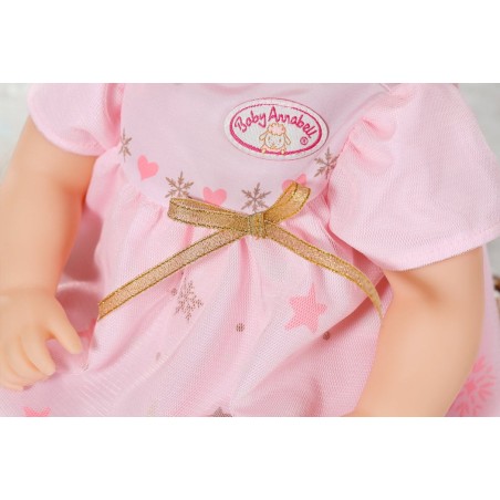 Zapf creation baby annabell® vestido navideño 43cm, accesorios para muñecas 707241