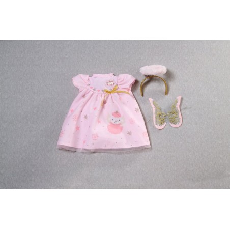 Zapf creation baby annabell® vestido navideño 43cm, accesorios para muñecas 707241