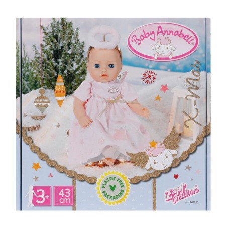 Zapf creation baby annabell® vestido navideño 43cm, accesorios para muñecas 707241