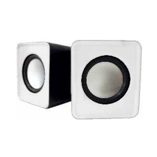 Approx mini altavoces  appspx1w 2.0  alimentacion usb  40hz 2khz  potencia 5w rms blanco