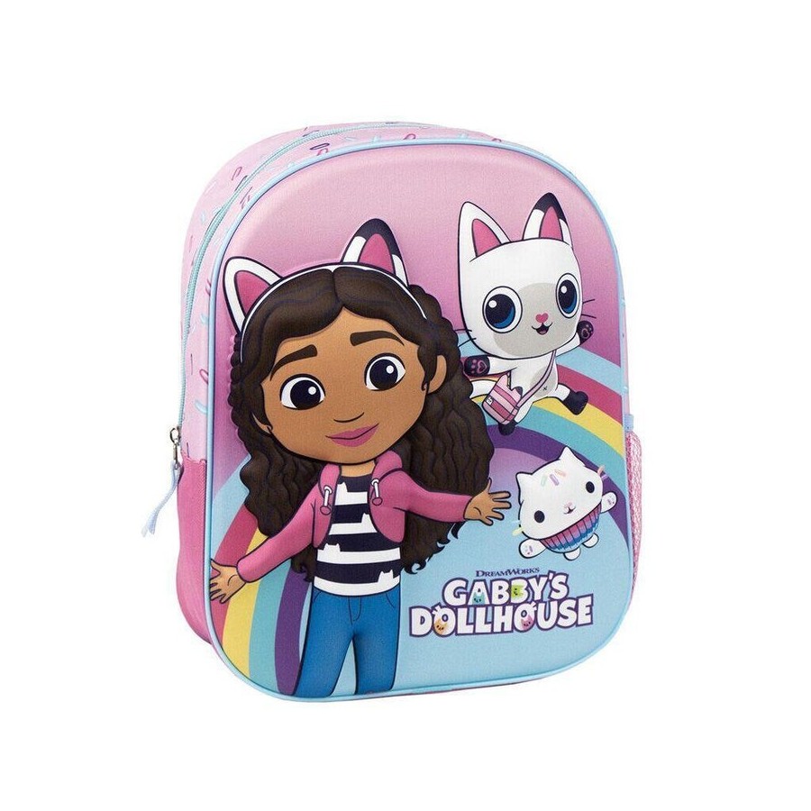 Mochila la casa de muñecas de gabby 31cm
