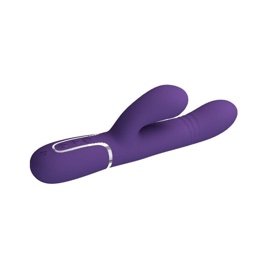Pretty love - vibrador punto g multifunción morado