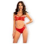 Chilirose - cr 4676 set dos piezas rojo s
