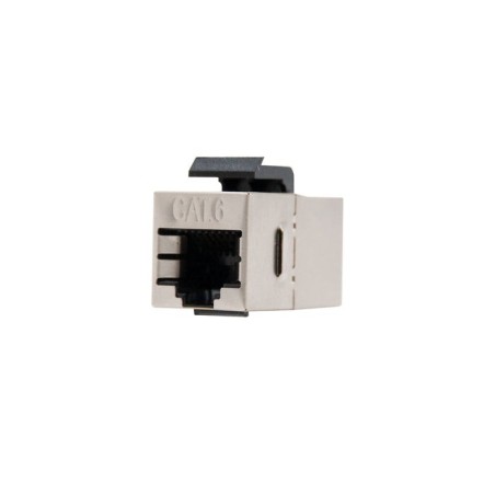 Nanocable empalme para conector rj45 stp cat.6 hembra/hembra