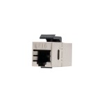 Nanocable empalme para conector rj45 stp cat.6 hembra/hembra