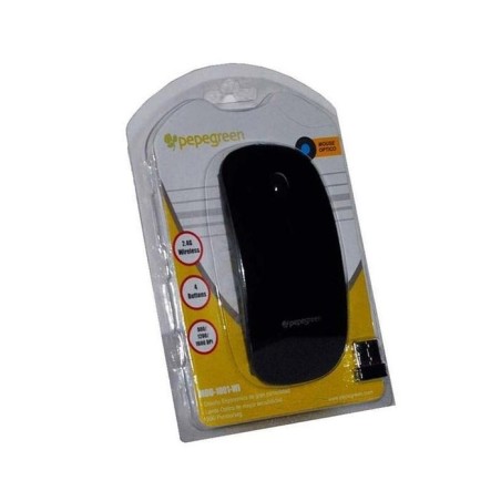 Pepegreen raton wireless negro 4 botones