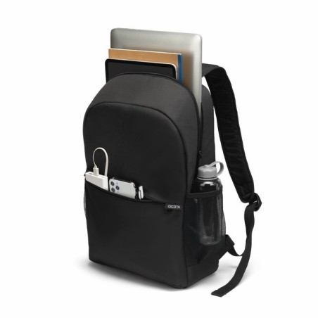 Mochila  dicota d32085-rpet  informal negro poliéster, tereftalato de polietileno (pet)