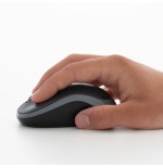 Logitech ratón inalámbrico m185 gris 910-002238