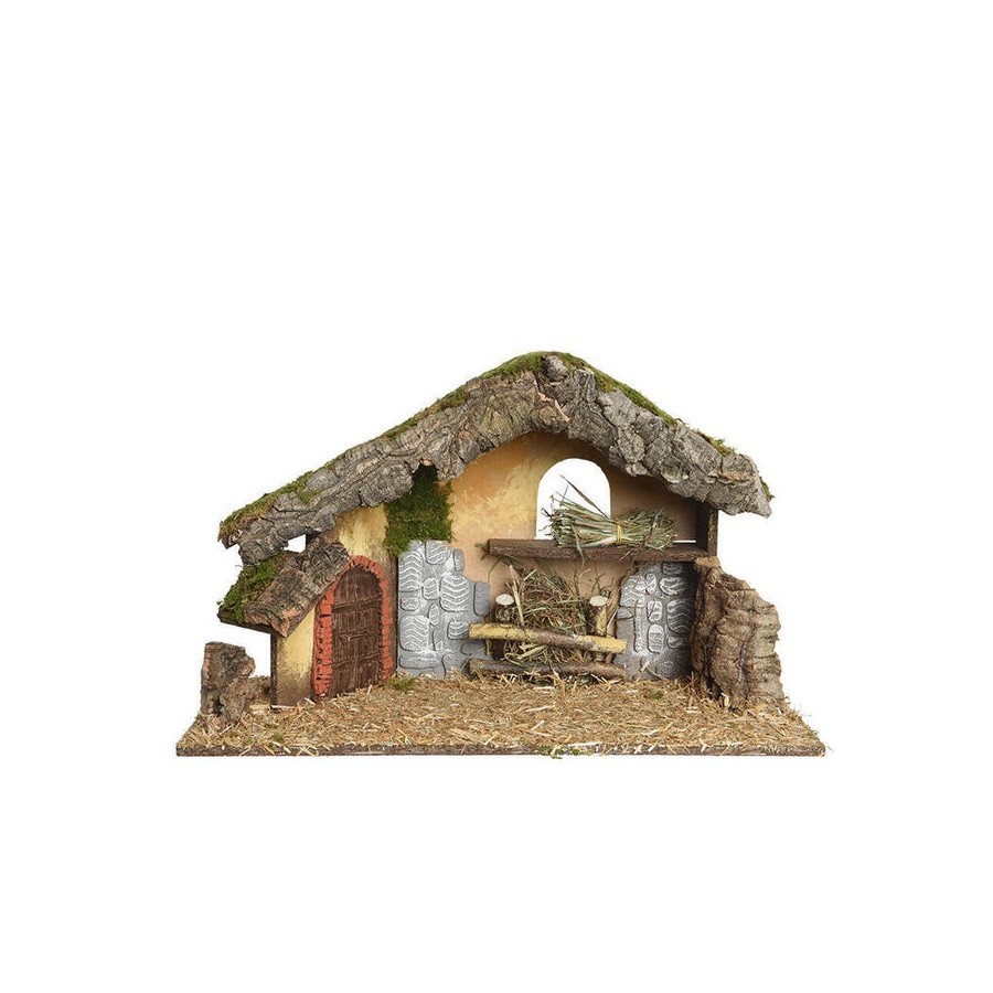Establo vacio para belen 50x22x30cm