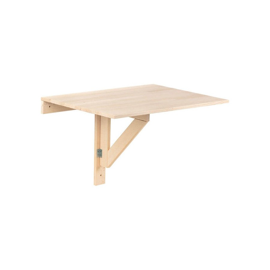 Mesa plegable madera de pared, 79x59x2cm. astigarraga
