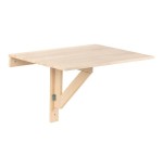 Mesa plegable madera de pared, 79x59x2cm. astigarraga