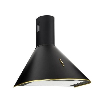 Campana de chimenea akpo wk-4 dandys gold 60 cm 450 m3/h, negra