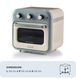 Freidora ariete 4632/05 sencillo 16 l independiente 1400 w  de aire caliente azul