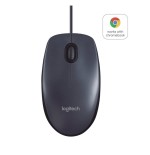 Ratón logitech b100 cable usb negro 910-003357