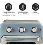 Freidora ariete 4632/05 sencillo 16 l independiente 1400 w  de aire caliente azul