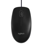Ratón logitech b100 cable usb negro 910-003357