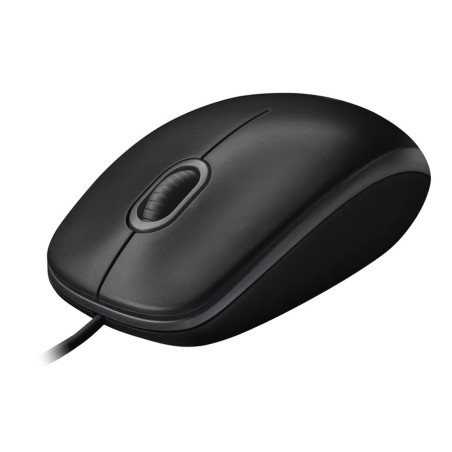 Ratón logitech b100 cable usb negro 910-003357