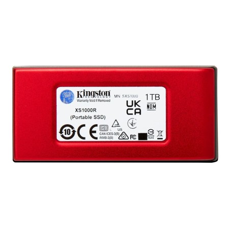 Ssd kingston xs1000 red 1tb usb 3.2 ext