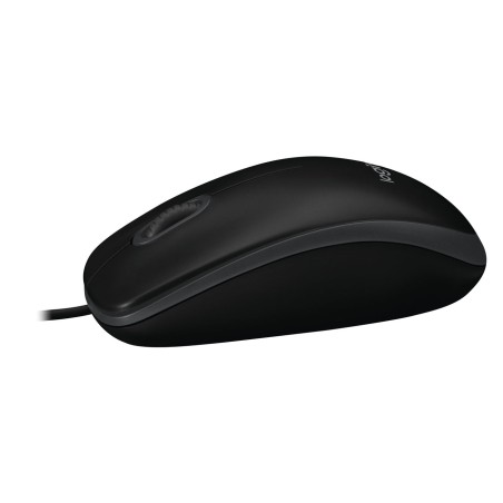 Ratón logitech b100 cable usb negro 910-003357