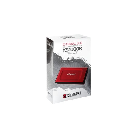Ssd kingston xs1000 red 2tb usb 3.2 ext