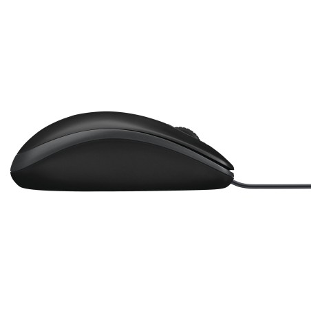 Ratón logitech b100 cable usb negro 910-003357