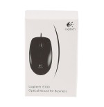 Ratón logitech b100 cable usb negro 910-003357