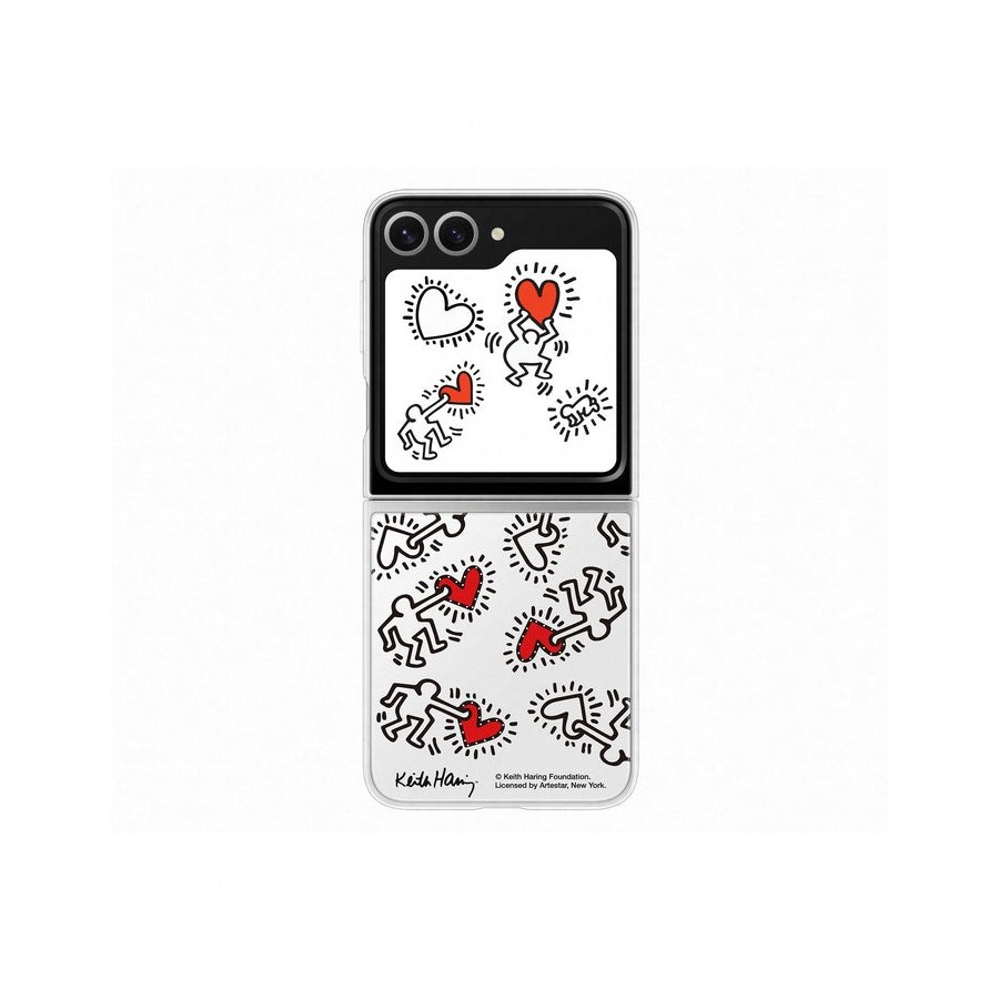 Samsung ef-zf741cwegww funda para galaxy z flip6 (6.7") blanco