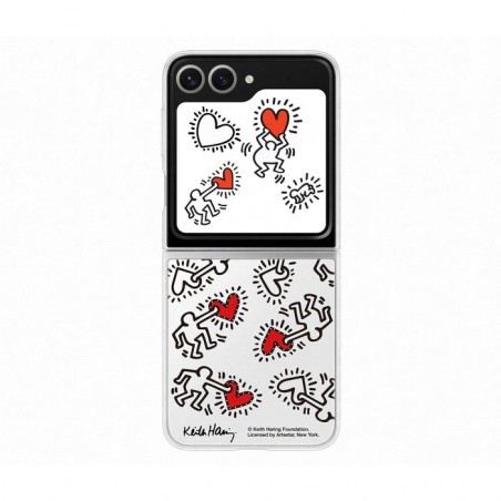 Samsung ef-zf741cwegww funda para galaxy z flip6 (6.7") blanco