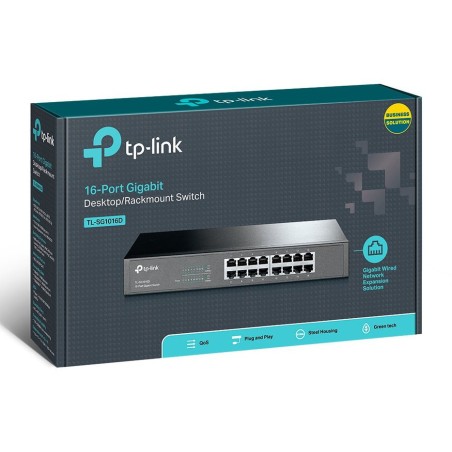 Tp-link tl- sg1016d switch 16 puertos gigabit 10/100/1000