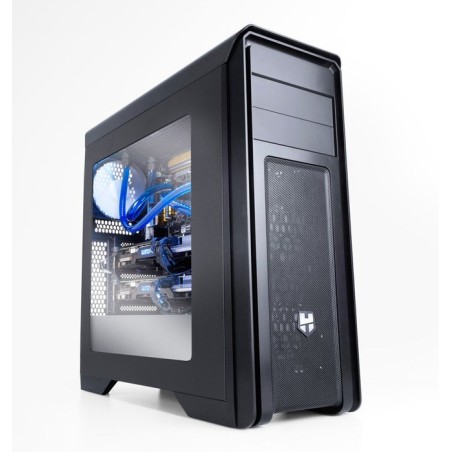 Caja pc nox atx hummer zx negra ventana