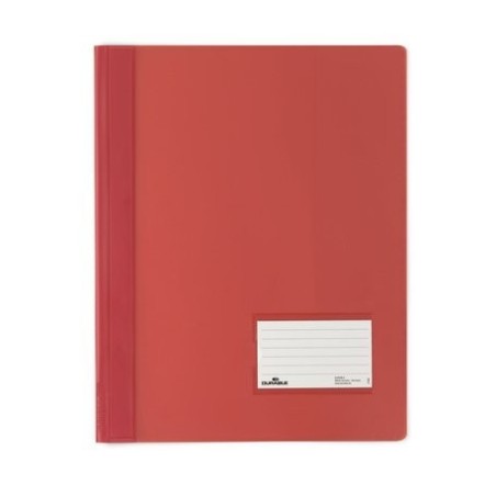 Carpeta  durable de fastener translúcida