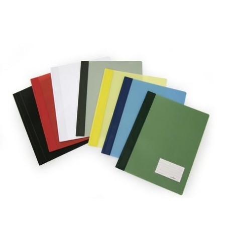 Carpeta  durable de fastener translúcida