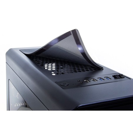 Caja pc nox atx hummer zx negra ventana