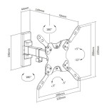 Techly ica-plb-400sty  (42") negro