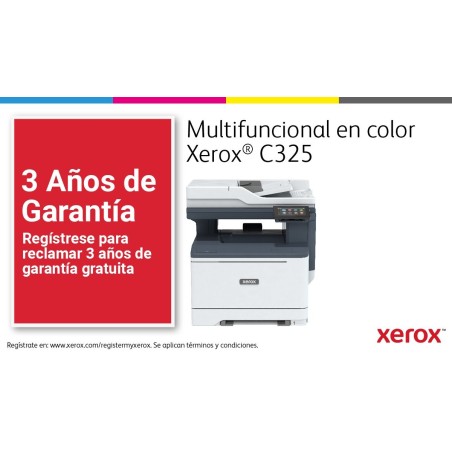 Xerox c325v_dni impresora multifunción laser a4 4800 x 4800 dpi 35 ppm wifi