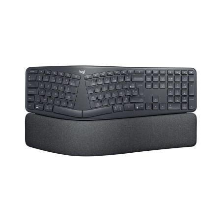 Teclado francés logitech ergo k860 split keyboard for business inalámbrico bluetooth le azerty grafito