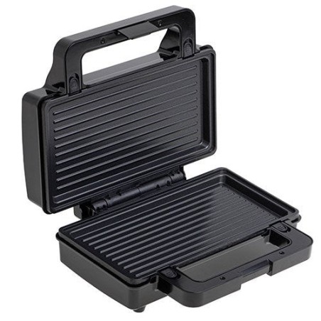 Sandwichera adler ad 3073  plata - negro